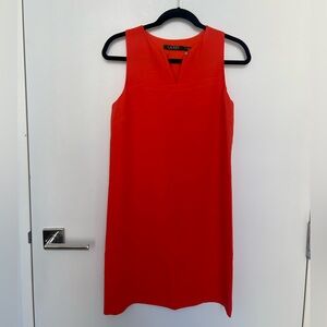 Lauren Ralph Lauren Shift Dress - Orange